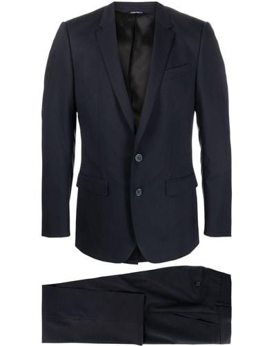 Dolce & Gabbana Einreihiger Anzug - Blau