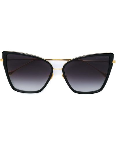 Dita Eyewear Cat-Eye-Sonnenbrille im Oversized-Design - Schwarz