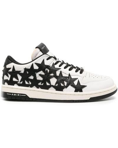 Amiri Stars Court Leren Sneakers - Wit
