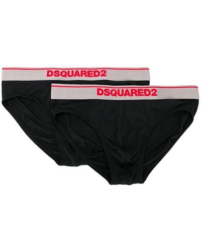 DSquared² Set Van 2 Slips - Zwart