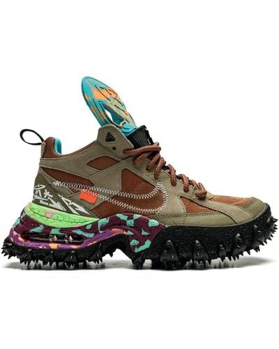 NIKE X OFF-WHITE Air Terra Forma "archaeo Brown" Sneakers - Green