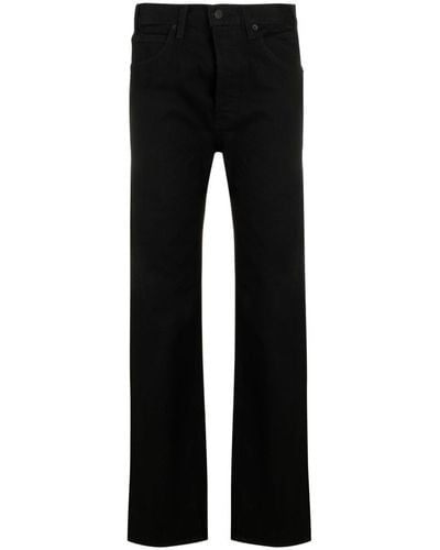 Nili Lotan Smith Mid-rise Straight Jeans - Black