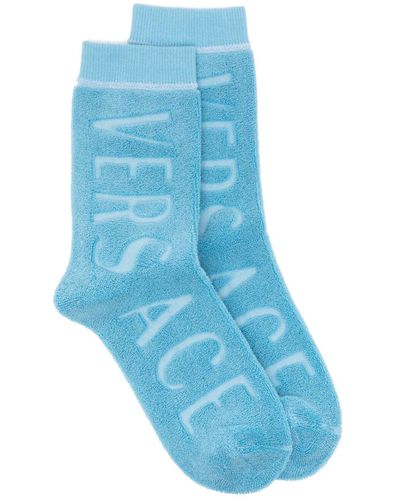 Versace Socken mit Logo - Blau