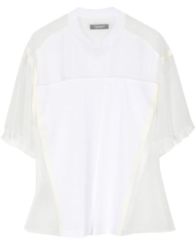 Undercover T-Shirt im Layering-Look - Weiß