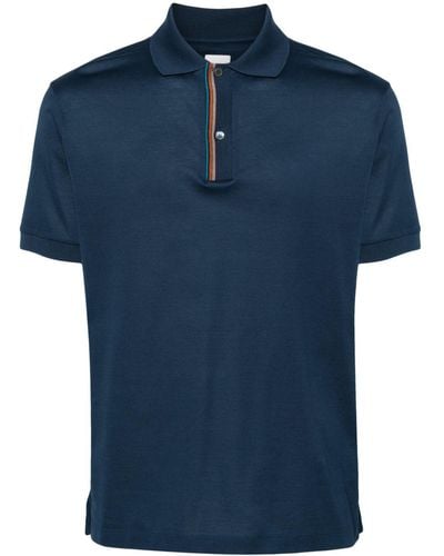 Paul Smith Gestreept Poloshirt - Blauw
