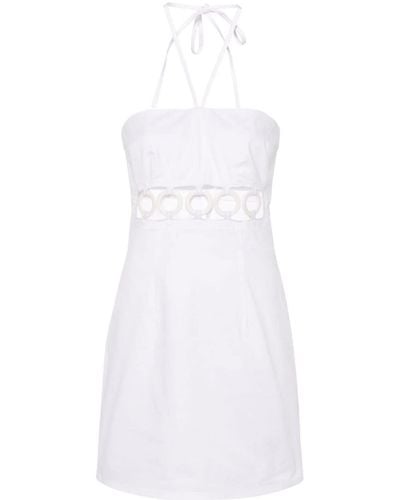 DSquared² Woodstock Denim Minidress - White
