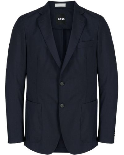 BOSS シングルジャケット - ブルー