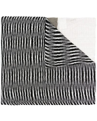 Missoni Patch-work Embroidered Scarf - Black