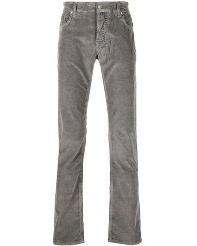 Jacob Cohen Bard Slim-fit Corduroy Pants - Gray