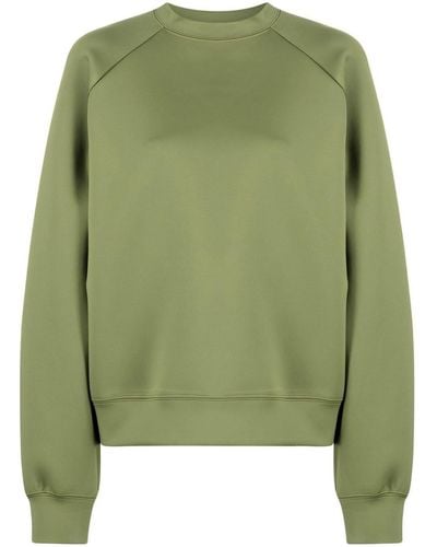Cynthia Rowley Sweatshirt mit rundem Ausschnitt - Grün