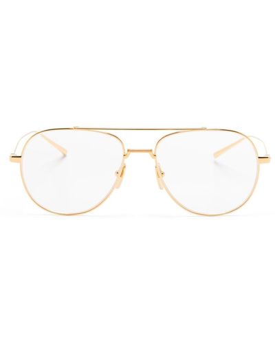 Dita Eyewear Klassische Pilotenbrille - Mettallic