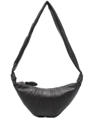 Lemaire Croissant Crossbodytas - Zwart