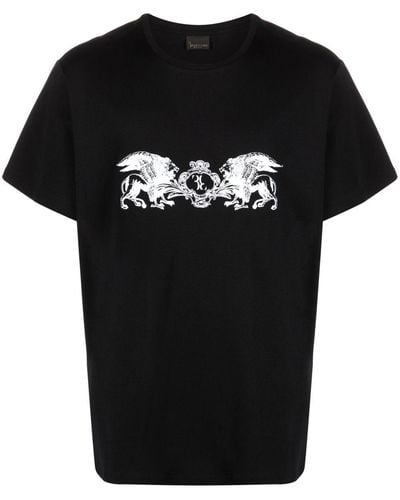 Billionaire Camiseta con logo estampado - Negro