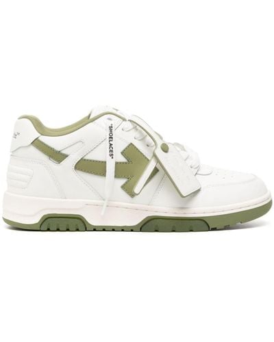 Off-White c/o Virgil Abloh "out Of Office ""ooo"" Leren Sneakers" - Wit