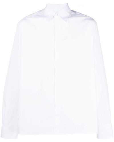 Lanvin Long-sleeve Cotton Shirt - White