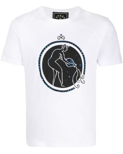 10 Corso Como Aquarius Print T-shirt - White