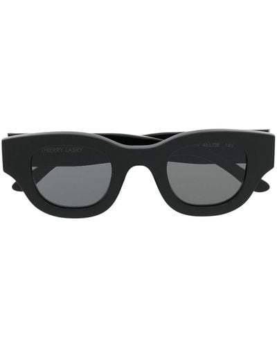 Thierry Lasry Autocracy Square-frame Sunglasses - Black
