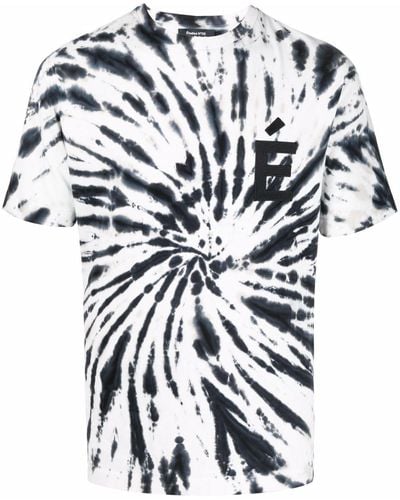 Etudes Studio T-shirt Met Tie-dye Print - Wit