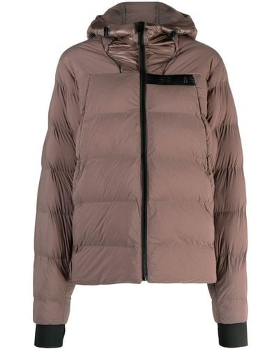 On Shoes Challenger Hooded Padded Jacket - Brown