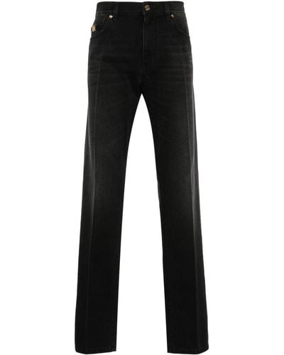 Versace Medusa 95 Straight-leg Jeans - Black