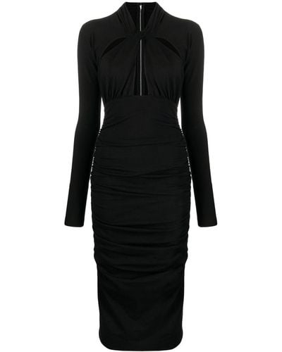 Dolce & Gabbana ドルチェ&ガッバーナ カットアウト ドレス - ブラック