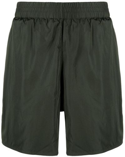 Jil Sander Logo-print Straight-leg Track Shorts - Green