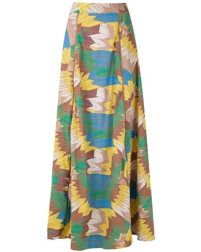 Amir Slama High-waisted Maxi Skirt - Multicolour