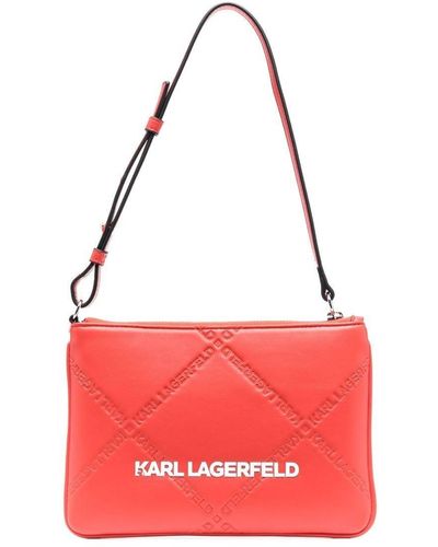 Karl Lagerfeld K/skuare クラッチバッグ - レッド