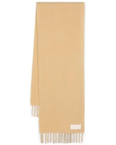 Ami Paris Ami オーバーサイズ スカーフ - ナチュラル
