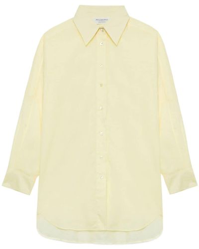 Philosophy Di Lorenzo Serafini Long-sleeve Cotton Shirt - Yellow