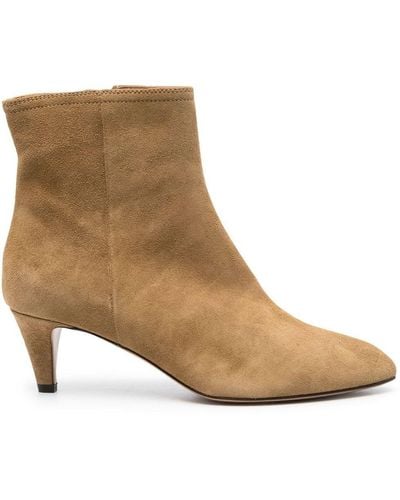 Isabel Marant 50mm Suede Ankle Boots - Brown