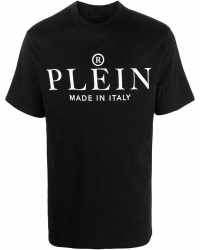 Philipp Plein Made In Italy Logo-print T-shirt - Black