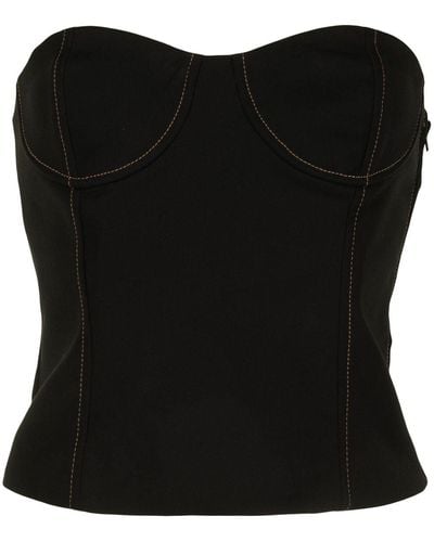 Sir. The Label Maxe Bustier Top - Black