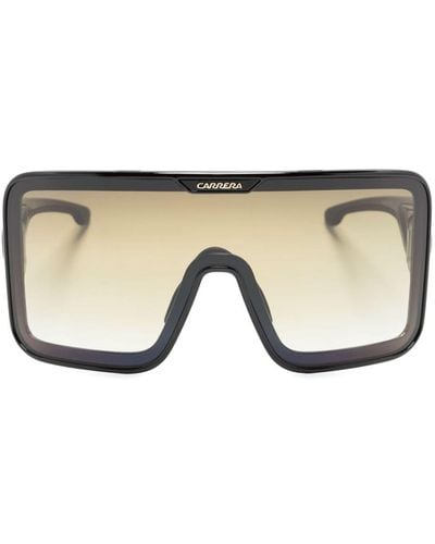 Carrera Flagbag Shield-frame Sunglasses - Natural