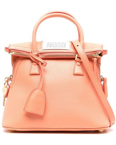 Maison Margiela 5ac Classique Kleine Tas Met Handgreep - Roze