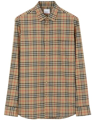 Burberry Vintage Check Overhemd - Bruin