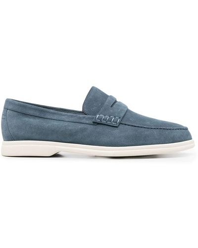 Canali Slip-on Loafers - Blauw
