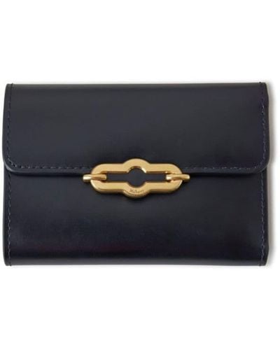 Mulberry Pimlico Compact Leather Wallet - Blue