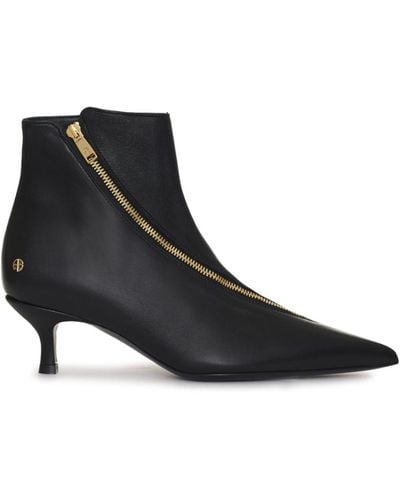 Anine Bing Jones Stiefel aus Leder - Schwarz