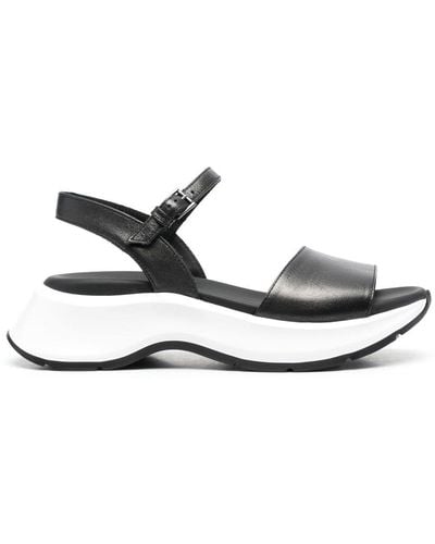 Hogan Ankle-strap Detail Sandals - White