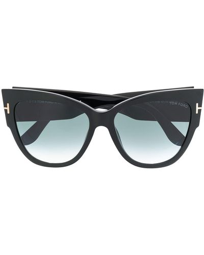 Tom Ford Gafas de sol estilo cat eye - Negro