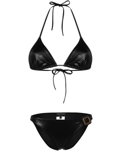 Tom Ford Buckle-Detail Bikini - Black