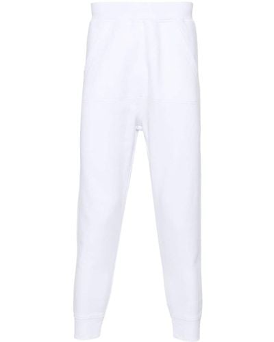 DSquared² Pantalones Dan con logo estampado - Blanco