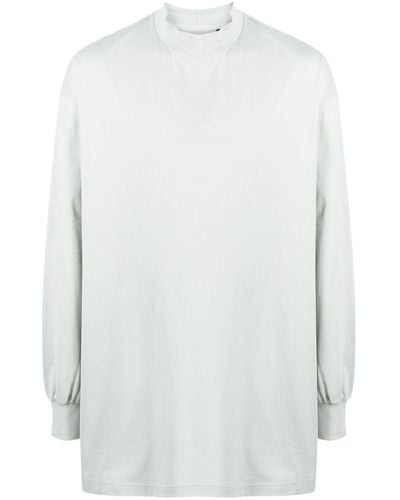 Y-3 T-shirt en coton à patch logo - Blanc