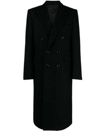 Lardini Attitude Double-breasted Coat - Black