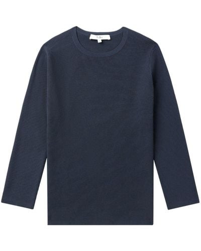 Tibi Giselle Ribbed-knit Sweater - Blue
