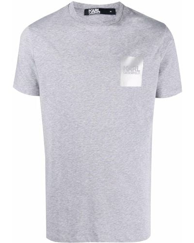 Karl Lagerfeld ロゴ Tシャツ - グレー