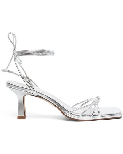 Aeyde 75mm Open-toe Sandals - White