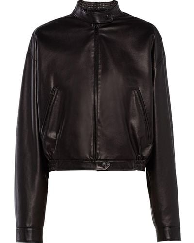 Prada High-neck Zipped Jacket - Black
