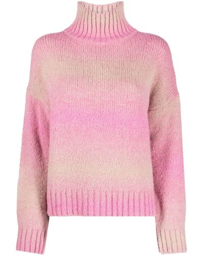 Maje Gradient-effect Sweater - Pink